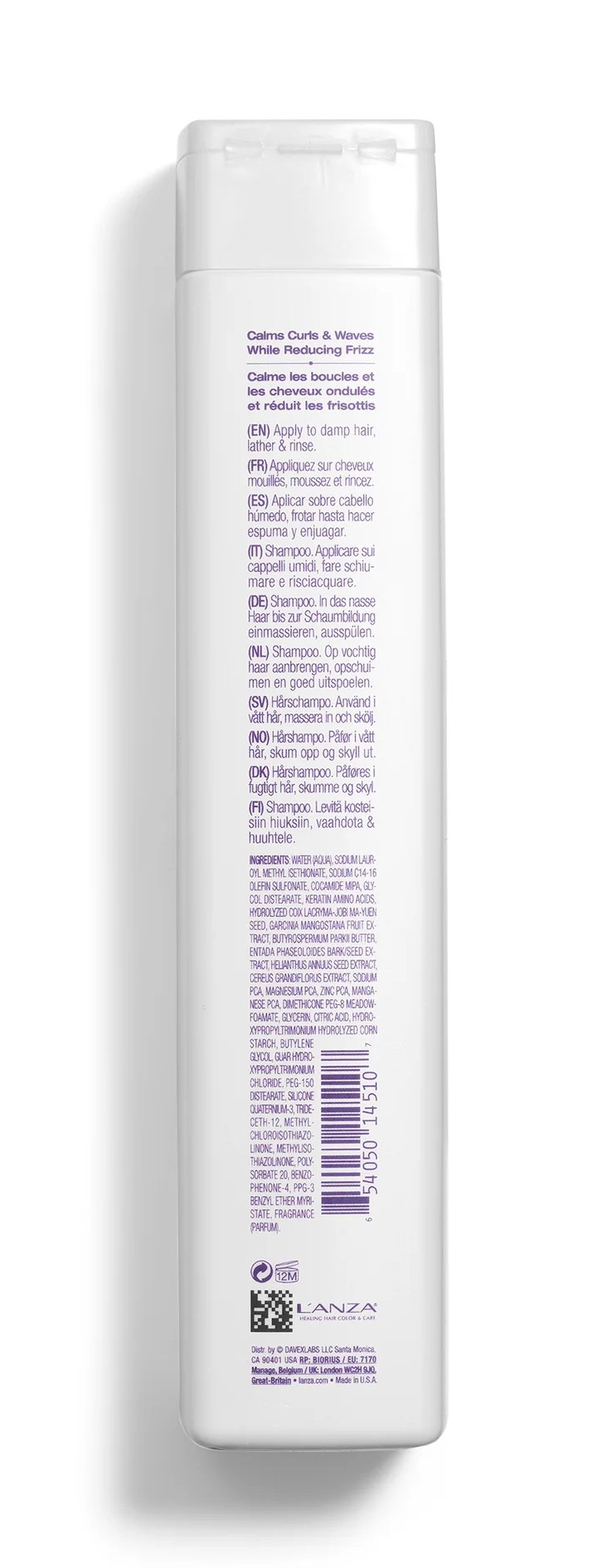 Розгладжувальний шампунь для блиску волосся LʼANZA Healing Smooth Glossifying Shampoo, 300 ml - 2